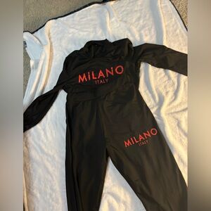 SHEIN Black and Red Milano Italy Set